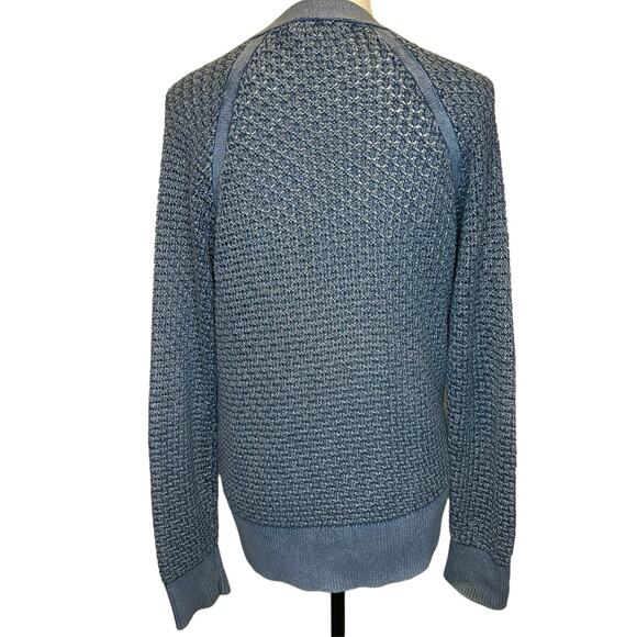 Rag & Bone Jean Kyra blue button front v neck cardigan sweater Size Small - Picture 6 of 8